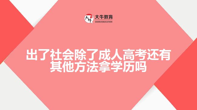 成人高考拿學(xué)歷