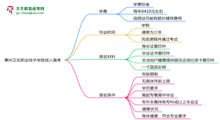 惠州衛(wèi)生職業(yè)技術(shù)學(xué)院2025年成人高考校本部和函授站哪個(gè)更好？思維導(dǎo)圖