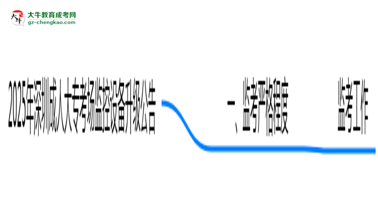 2025年深圳成人大?？紙霰O(jiān)控設備升級公告思維導圖