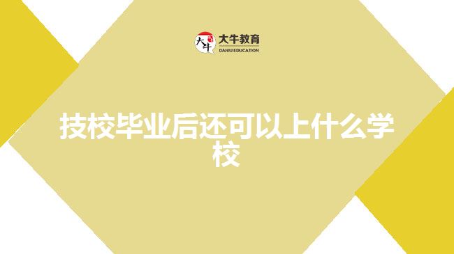 技校畢業(yè)后還可以上什么學校