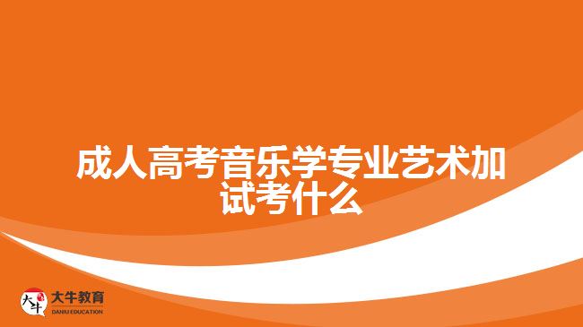 成人高考音樂(lè)學(xué)專業(yè)藝術(shù)加試考什么 成人高考音樂(lè)學(xué)專業(yè)藝術(shù)加試考什么