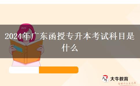 2024年廣東函授專(zhuān)升本考試科目是什么 2024年廣東函授專(zhuān)升本考試科目是什么